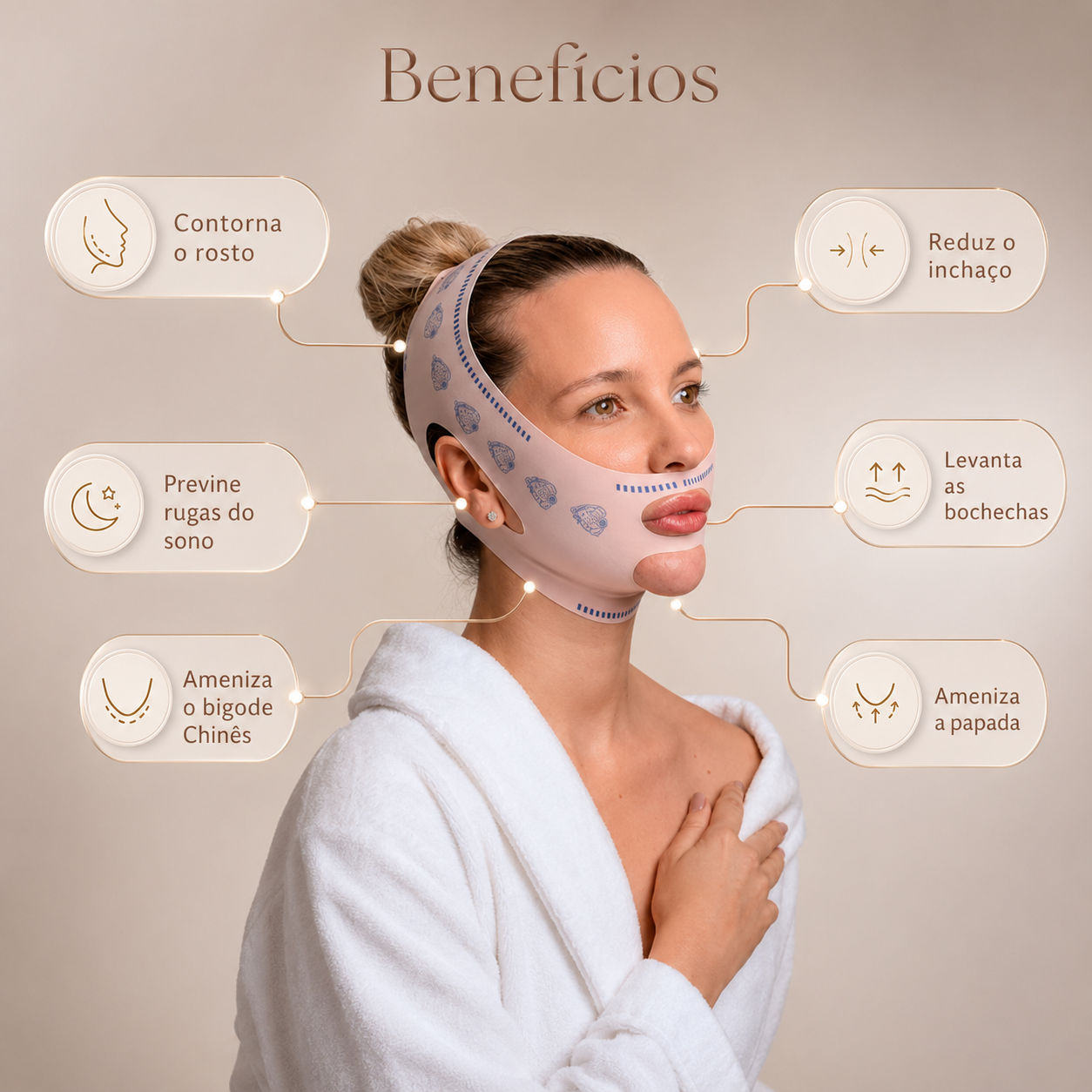 Mascara de lifiting Facial