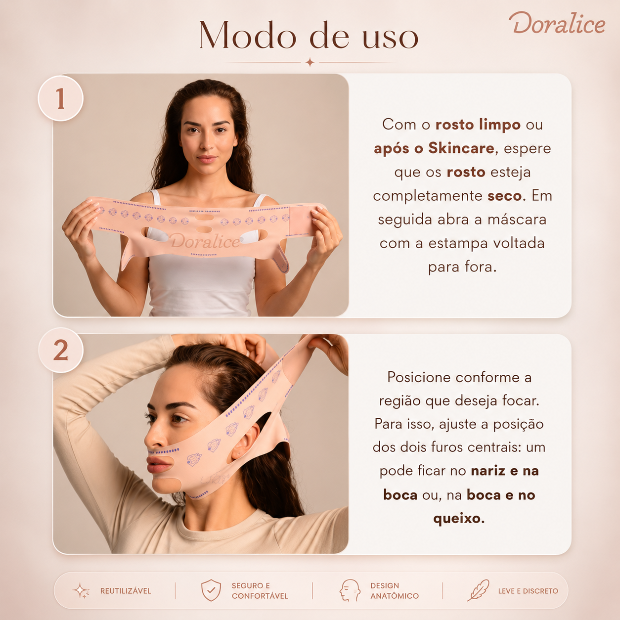 Mascara de lifiting Facial