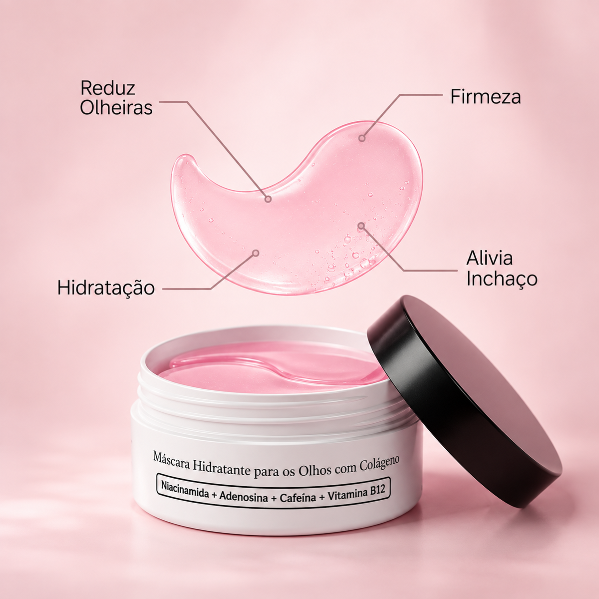 Kora Eye Patch – Peptídeo e Colágeno para Olheiras e Bolsinhas