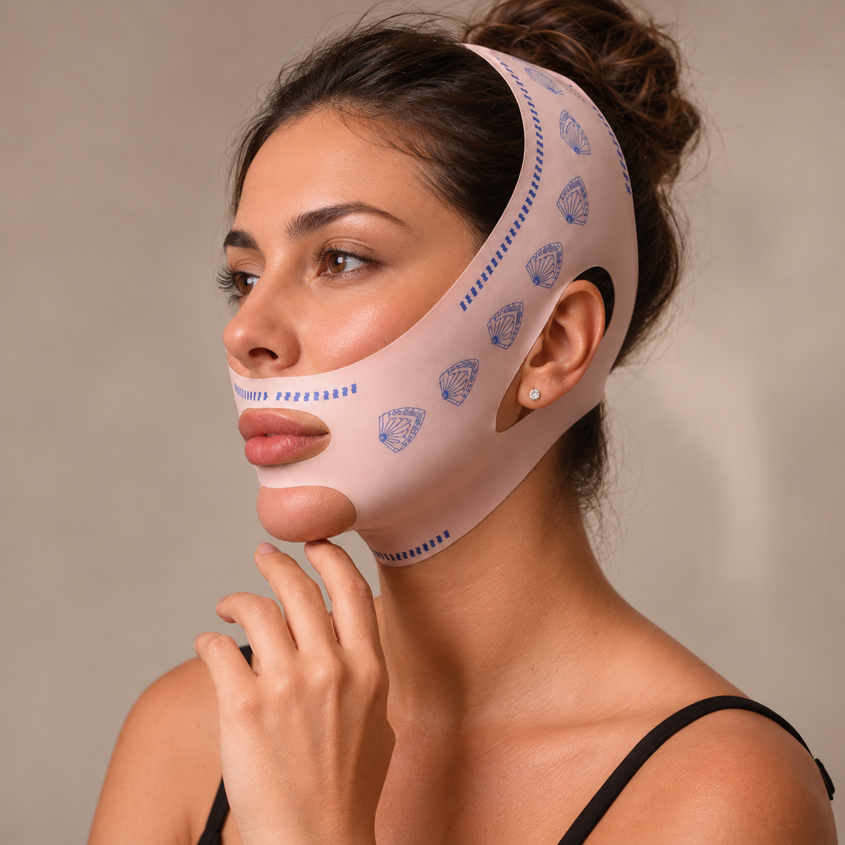 Máscara de drenagem facial